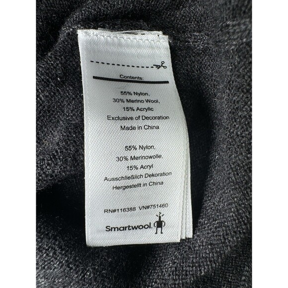 Smartwool Size XS Women's Shadow Pine Crew Sweater Pink Gray Colorblock - Picture 13 of 13